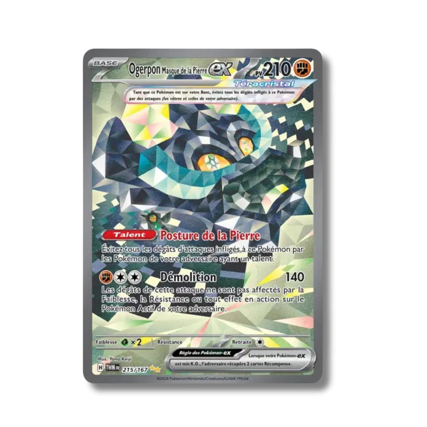 Ogerpon Masque de la Pierre EX 215/167