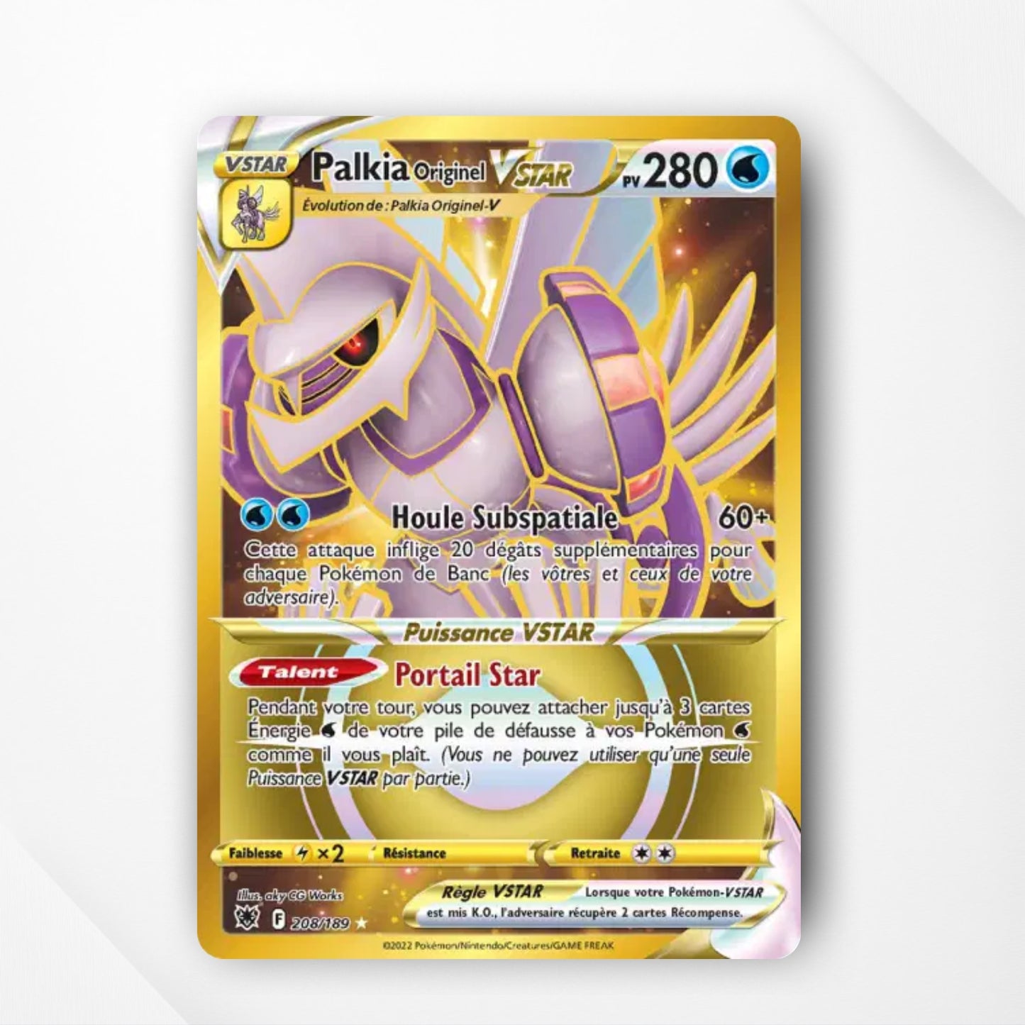 Palkia Originel VSTAR 208/189