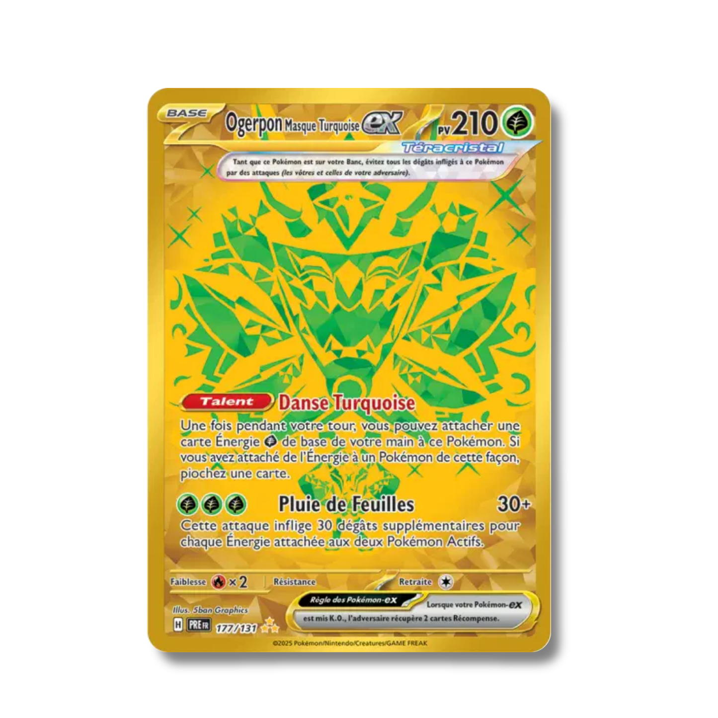 Ogerpon Masque Turquoise EX 177/131