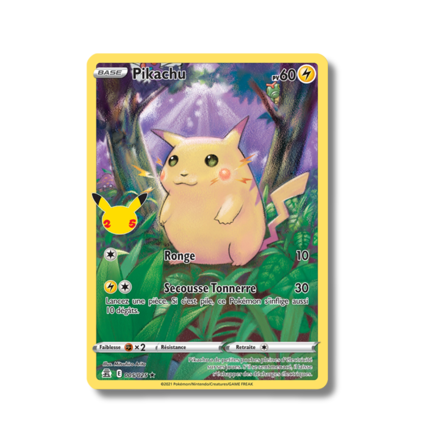 Pikachu 005/025 (25 ans)