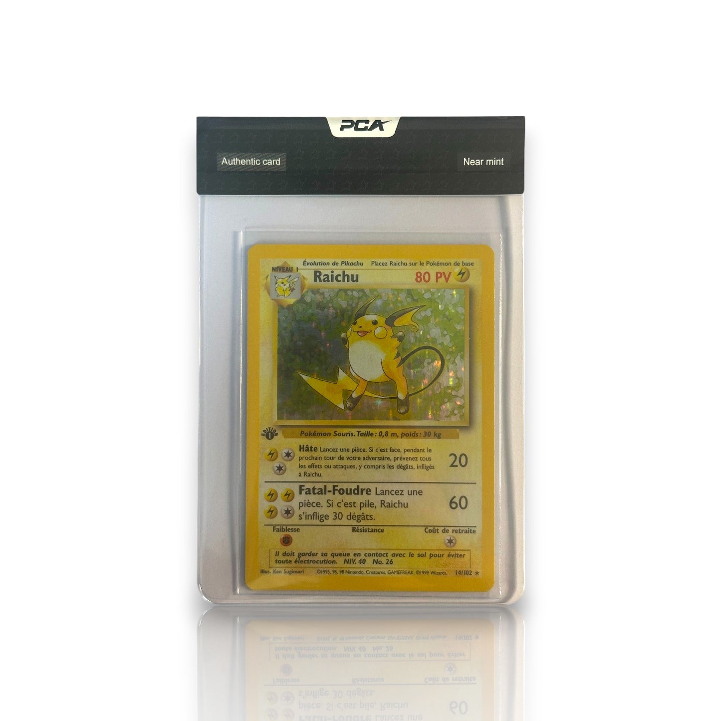 Raichu 14/102 - Pré-grade PCA "Near Mint"