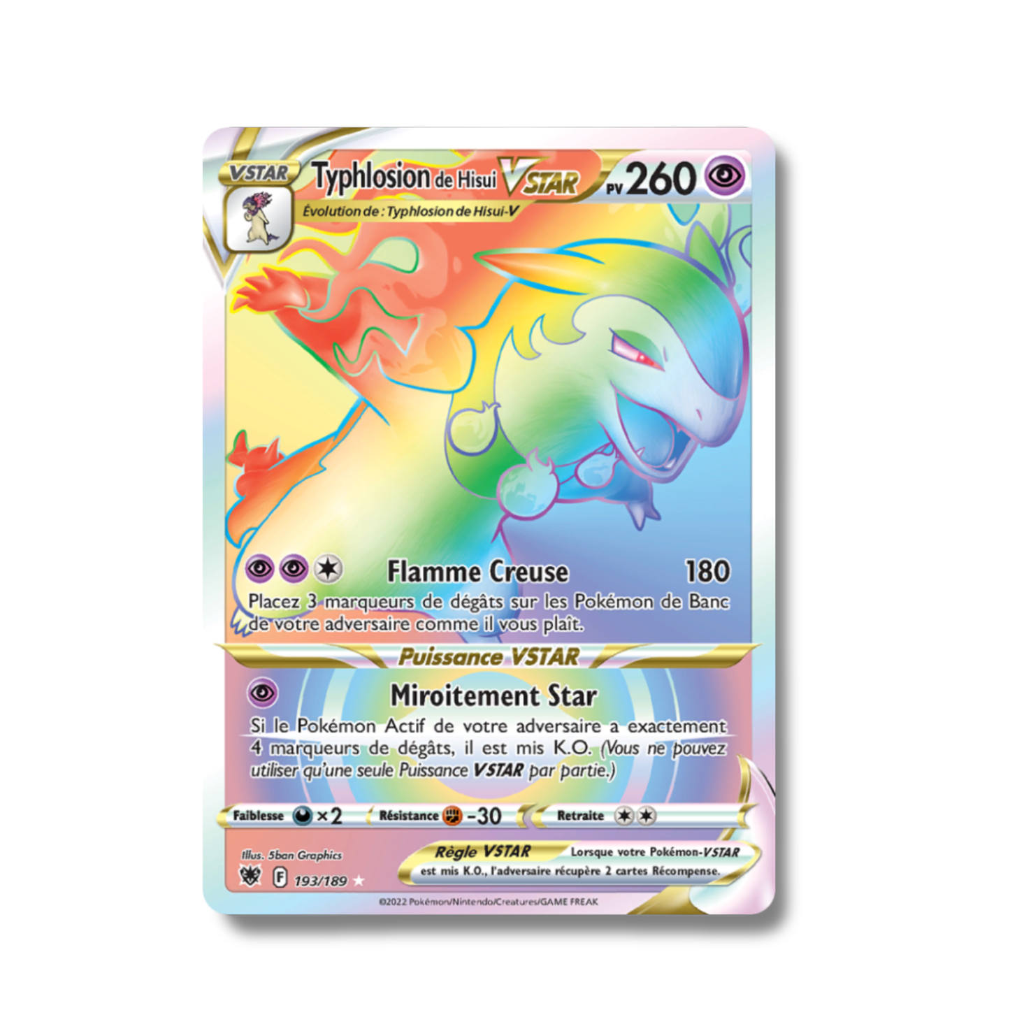 Typhlosion de Hisui VSTAR 193/189