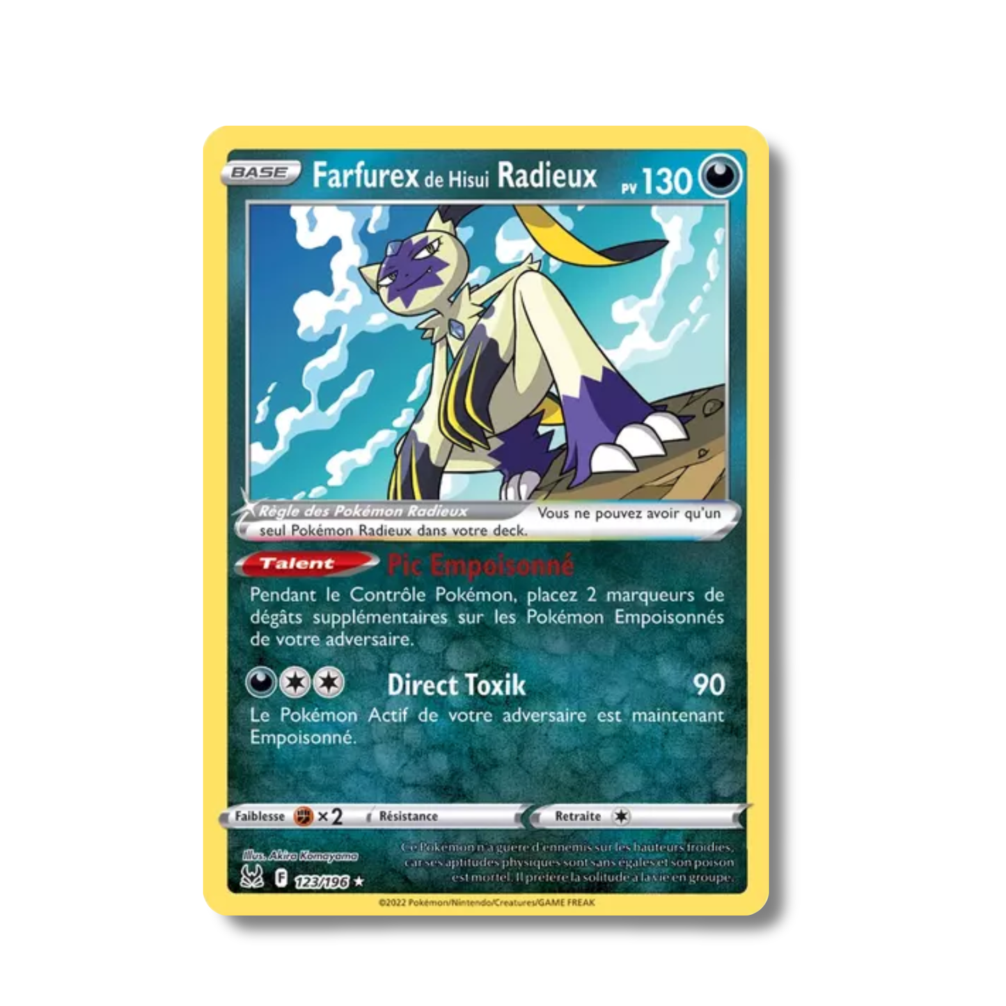 Farfurex de Hisui Radieux 123/196