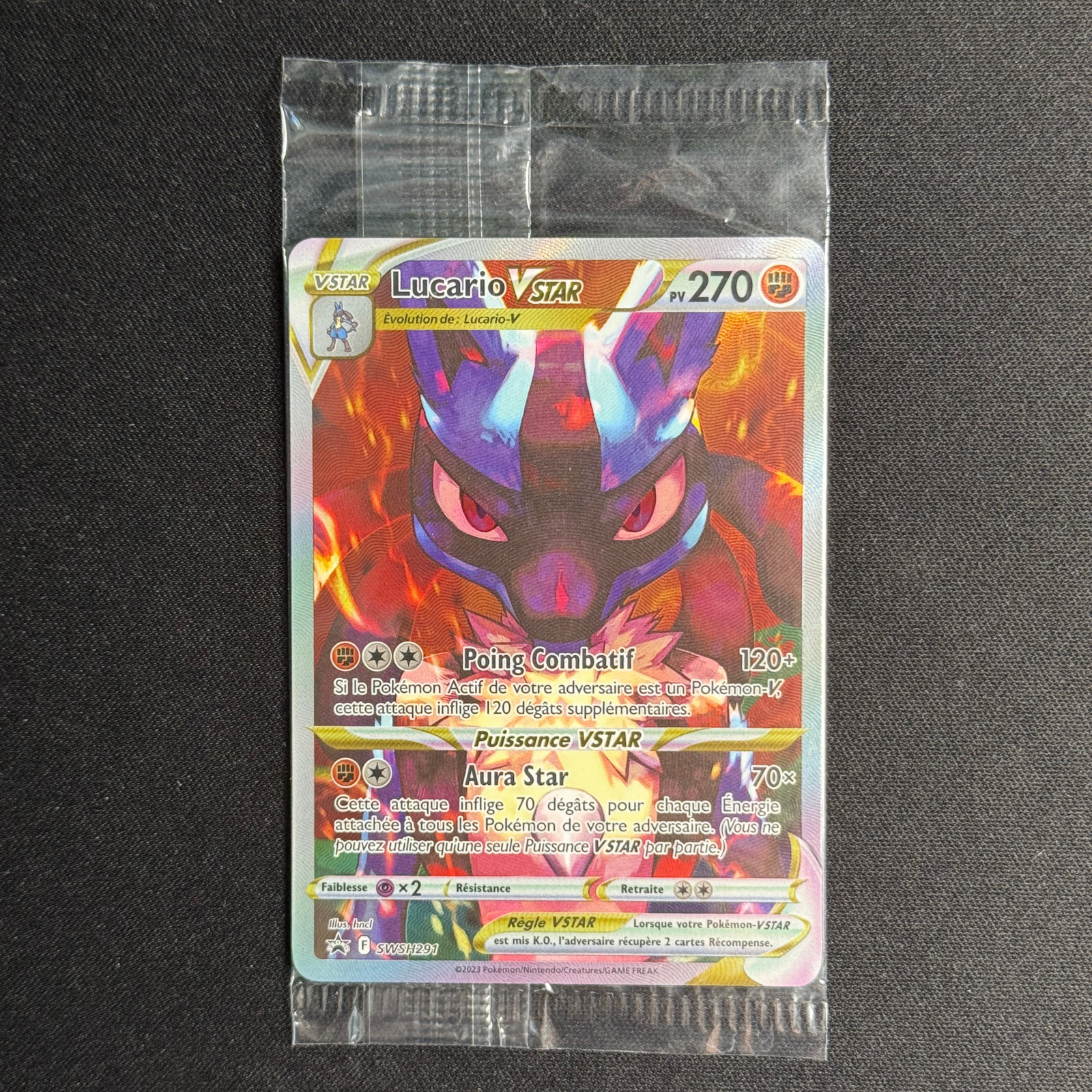 Lucario VSTAR SWSH291 - Epée et Bouclier Promo