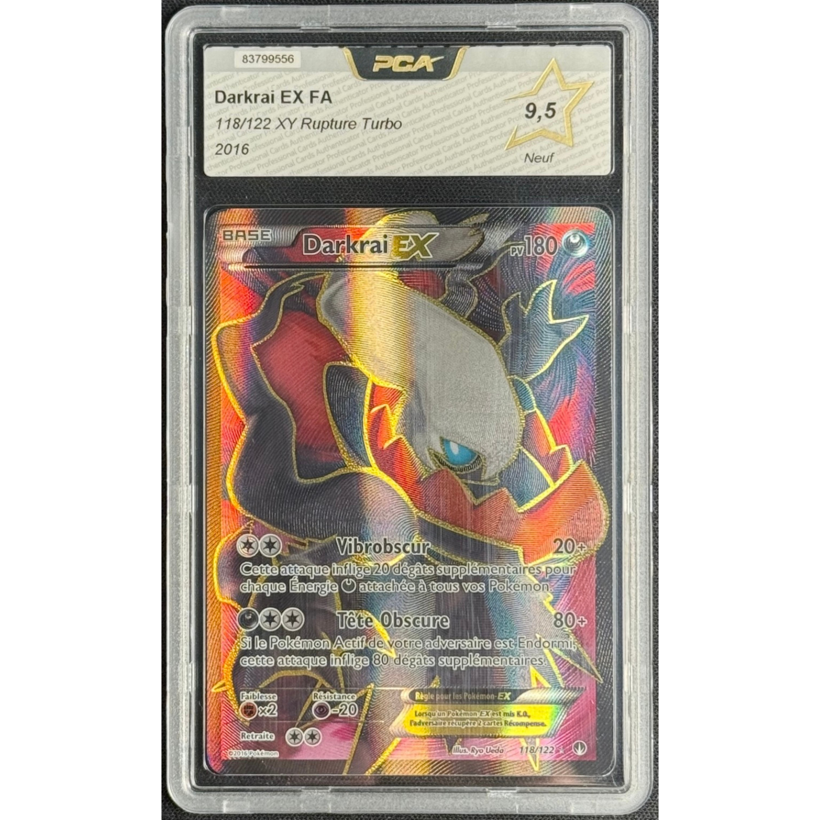 Darkrai EX 118/122 - PCA 9,5