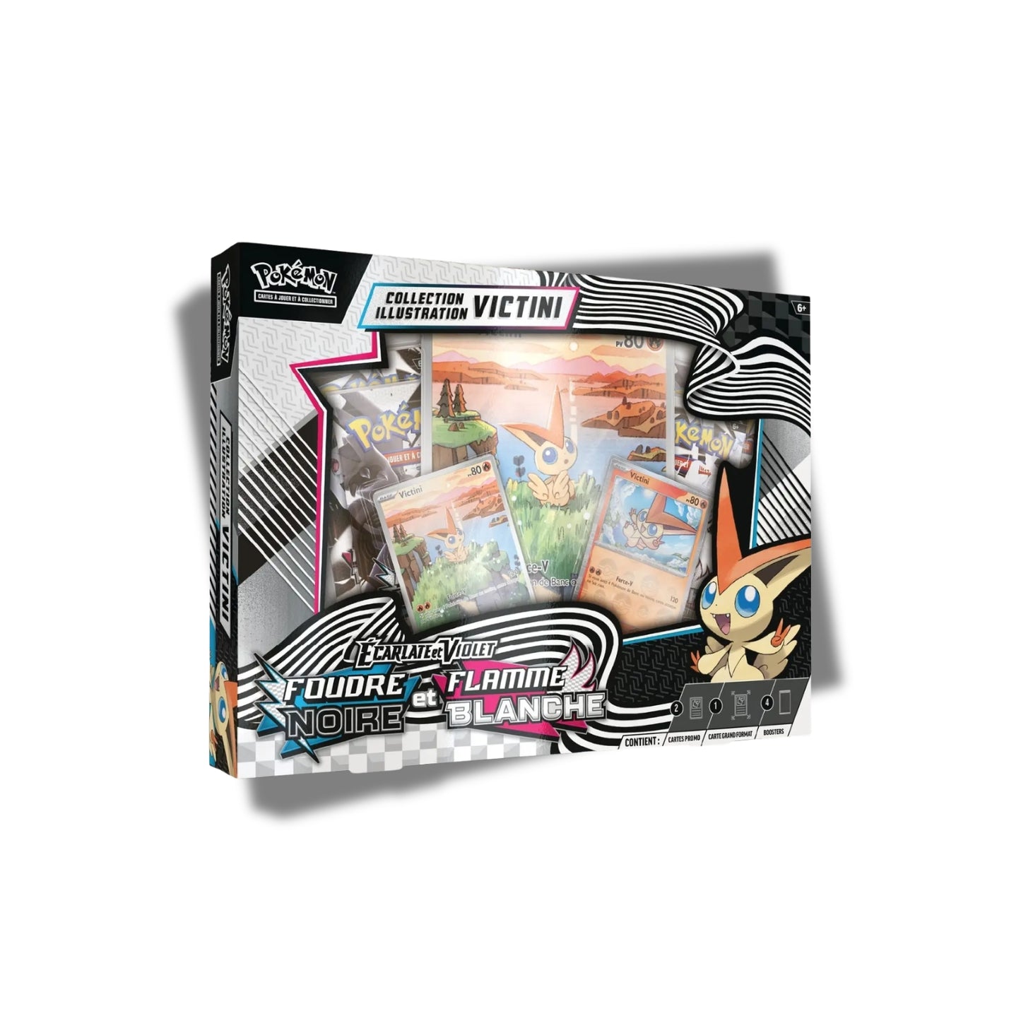 Coffret Collection Illustration Victini - EV10.5 Foudre Noire et Flamme Blanche