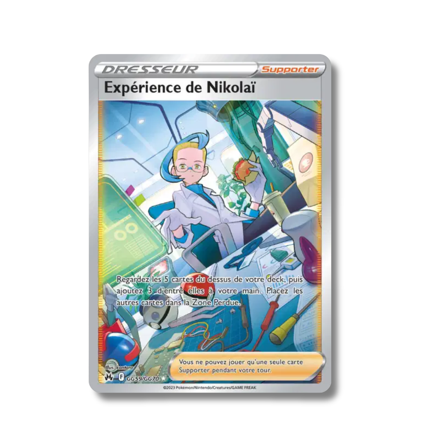 Expérience de Nikolaï GG59/GG70