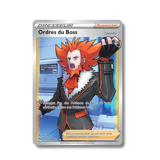 Ordres du Boss TG24/TG30