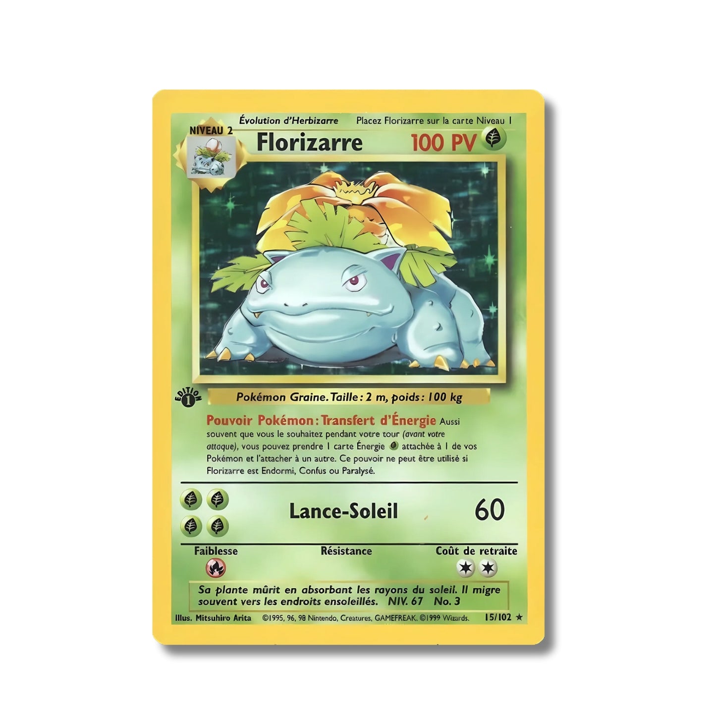 Florizarre holographique 15/102 Édition 1