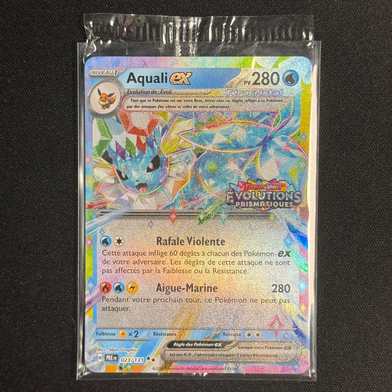 Aquali EX STAMP 023/131 - Écarlate et Violet Promo
