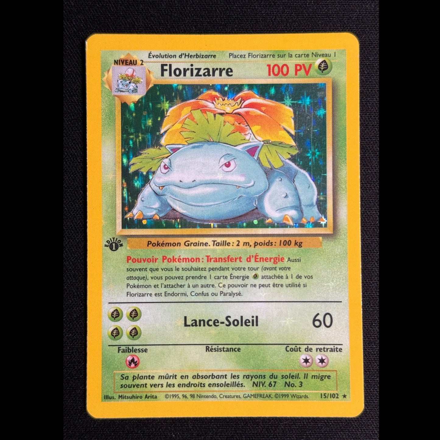 Florizarre holographique 15/102 Édition 1