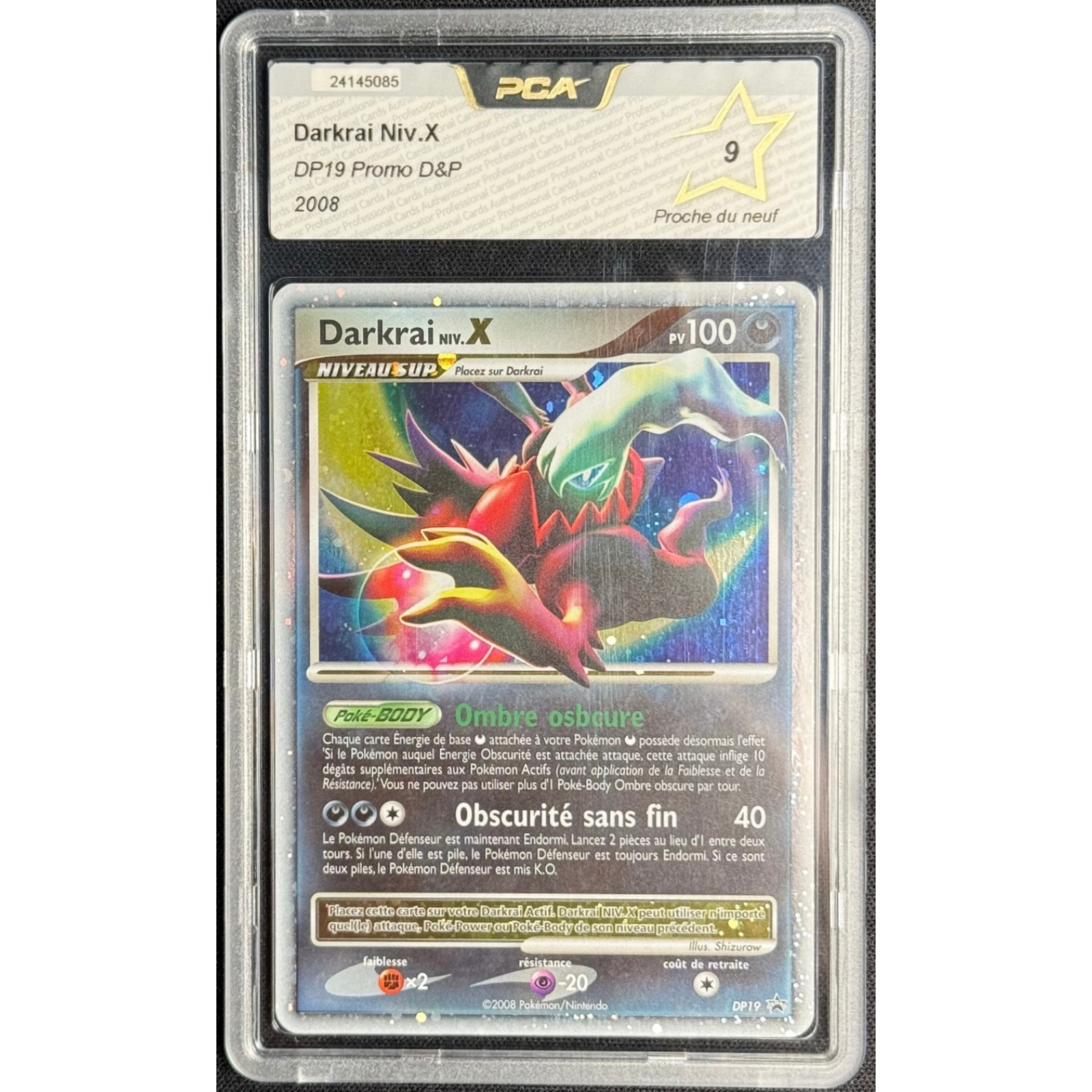 Darkrai NIV.X DP19 - PCA 9