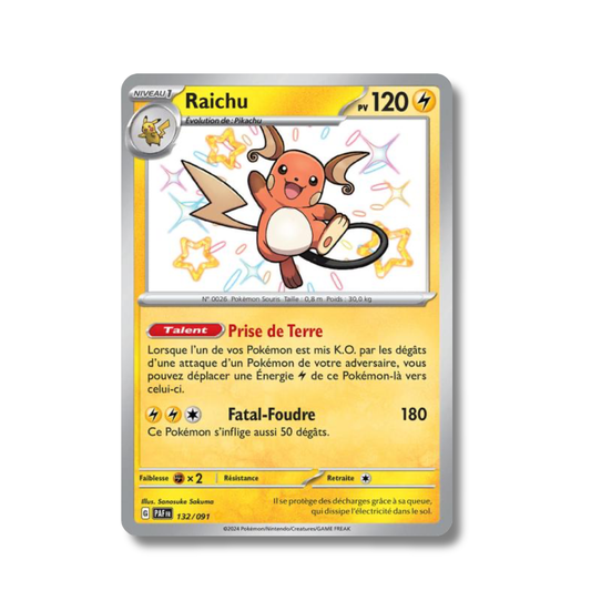 Raichu Shiny 132/091