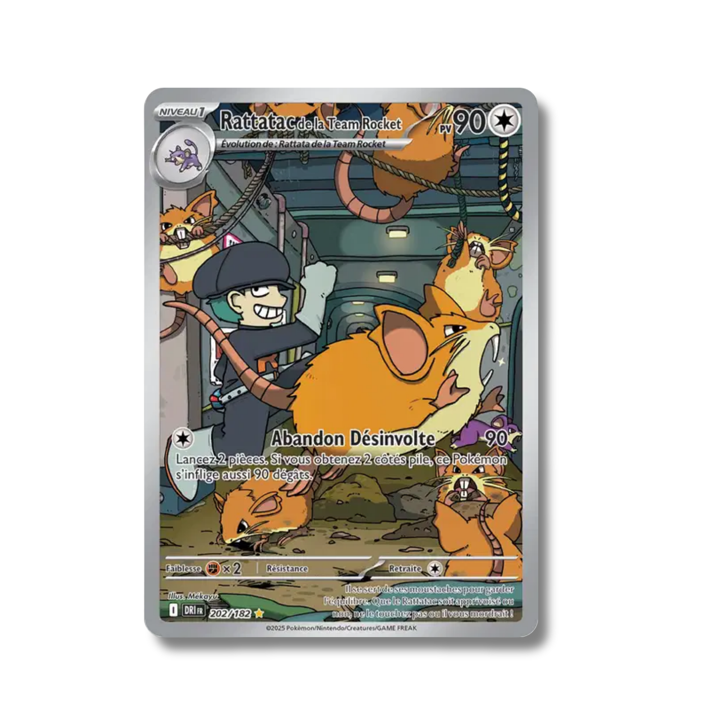 Rattatac de la Team Rocket 202/182