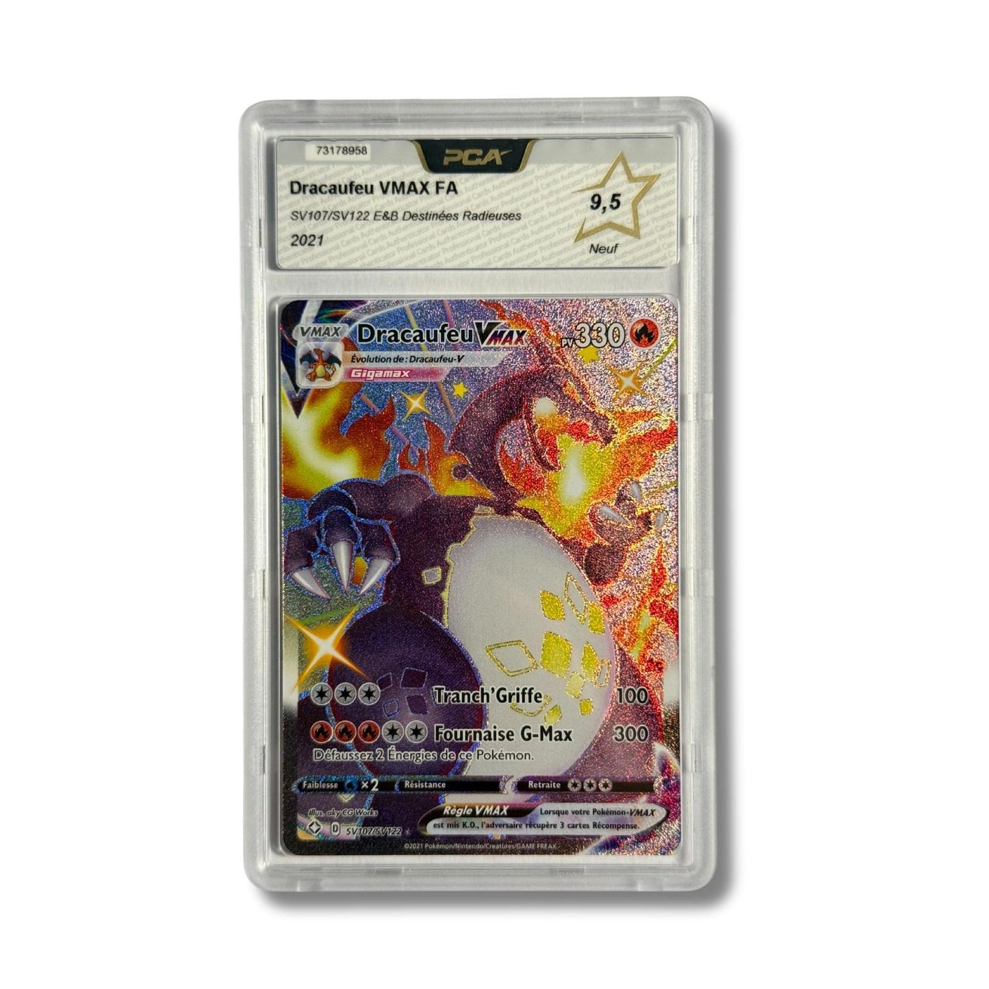 Dracaufeu VMAX FA SV107/SV122 - PCA 9,5