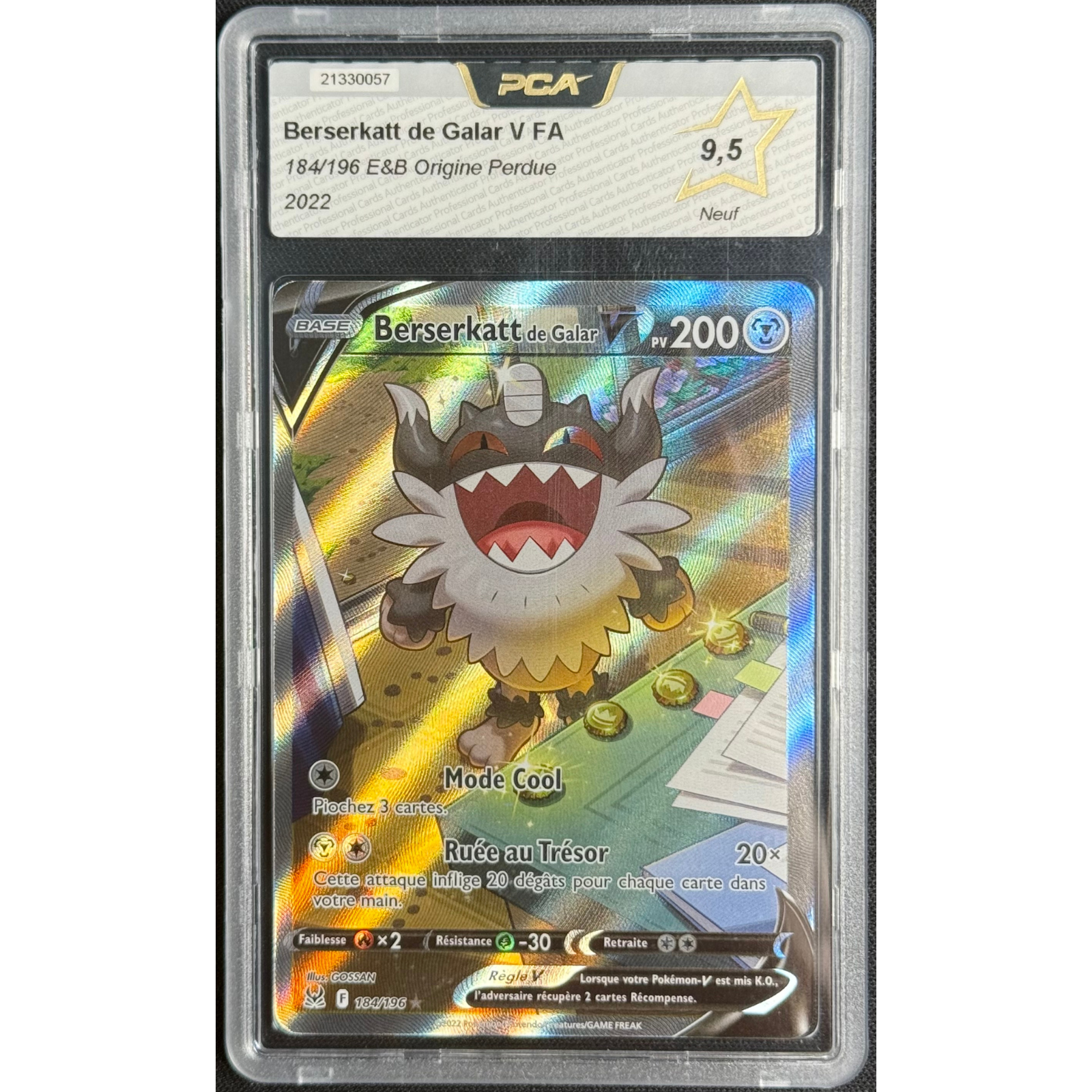Berserkatt de Galar V 184/196 - PCA 9,5