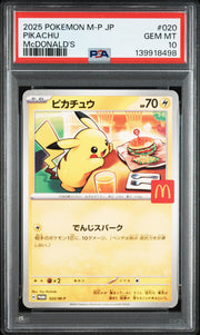 Pikachu 020/M-P - PSA 10