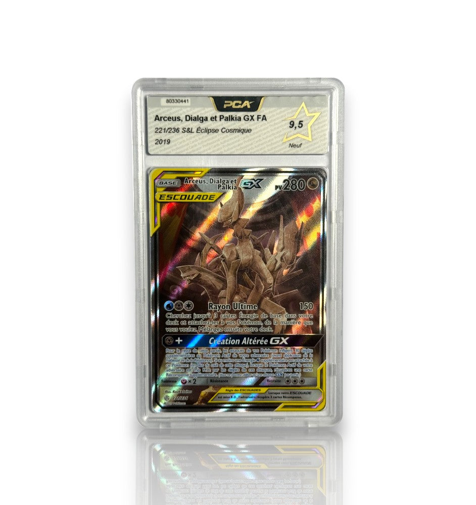 Arceus, Dialga et Palkia GX FA 221/236 - PCA 9,5