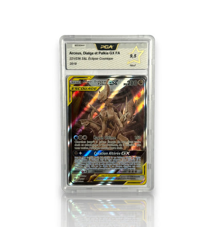 Arceus, Dialga et Palkia GX FA 221/236 - PCA 9,5