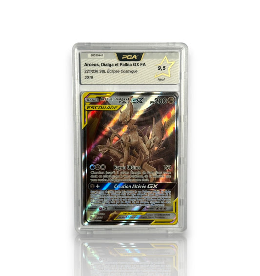 Arceus, Dialga et Palkia GX FA 221/236 - PCA 9,5