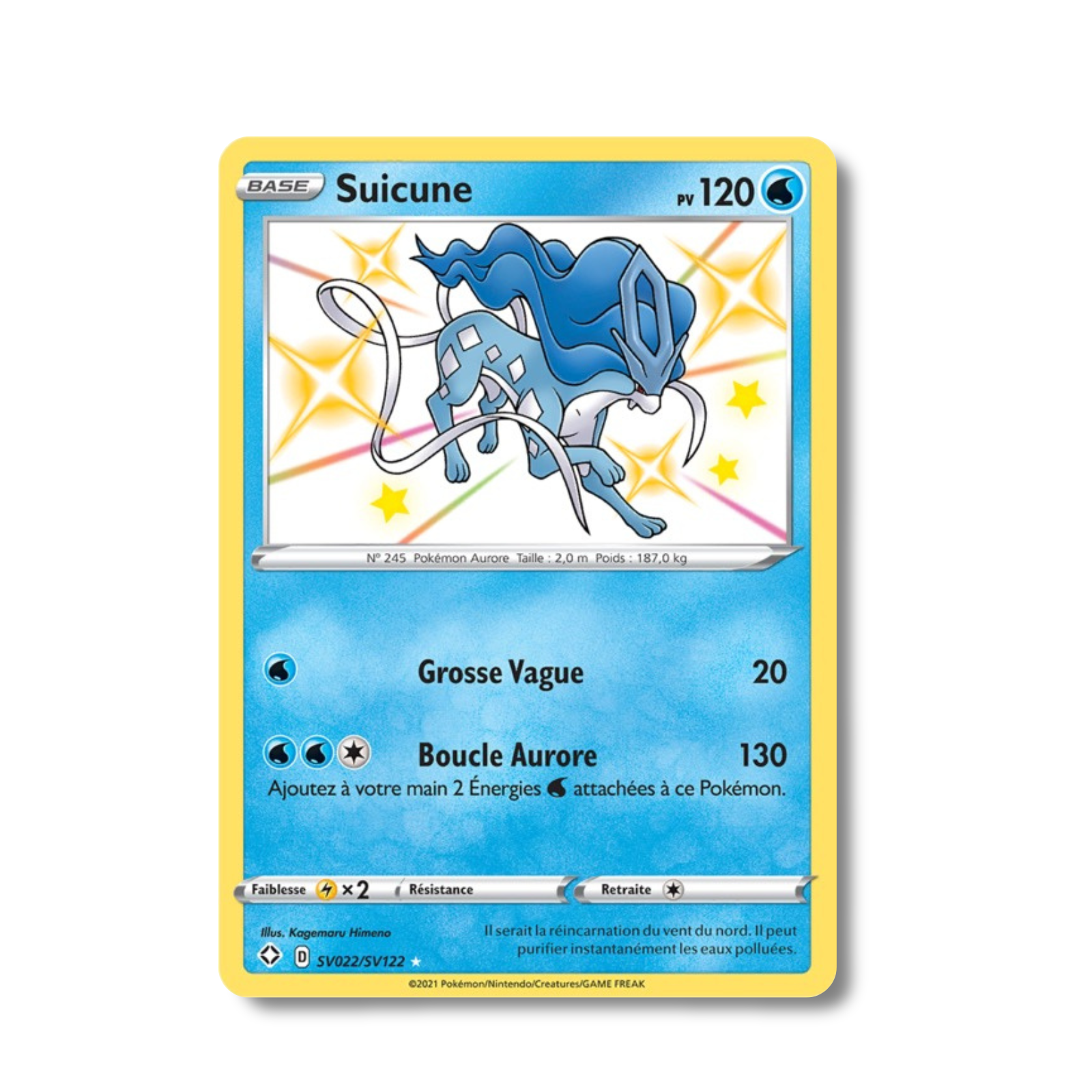 Suicune SV022/SV122 - Destinées Radieuses