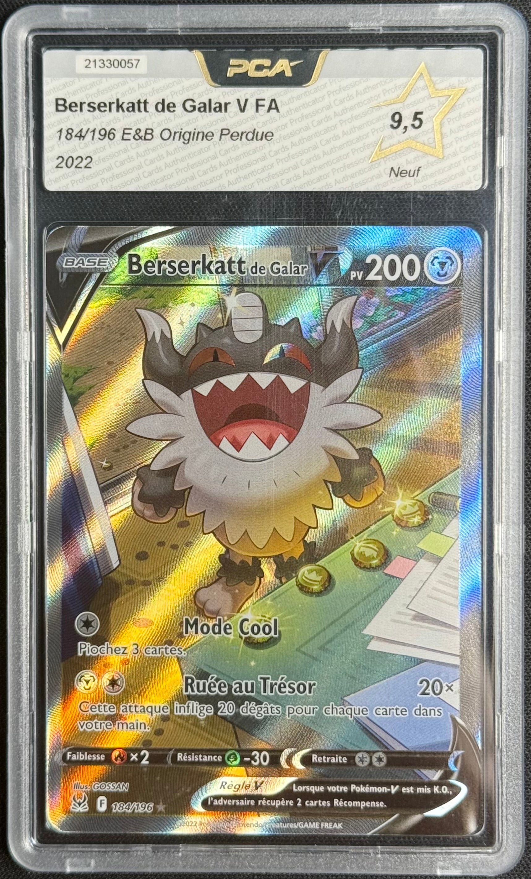 Berserkatt de Galar V 184/196 - PCA 9,5