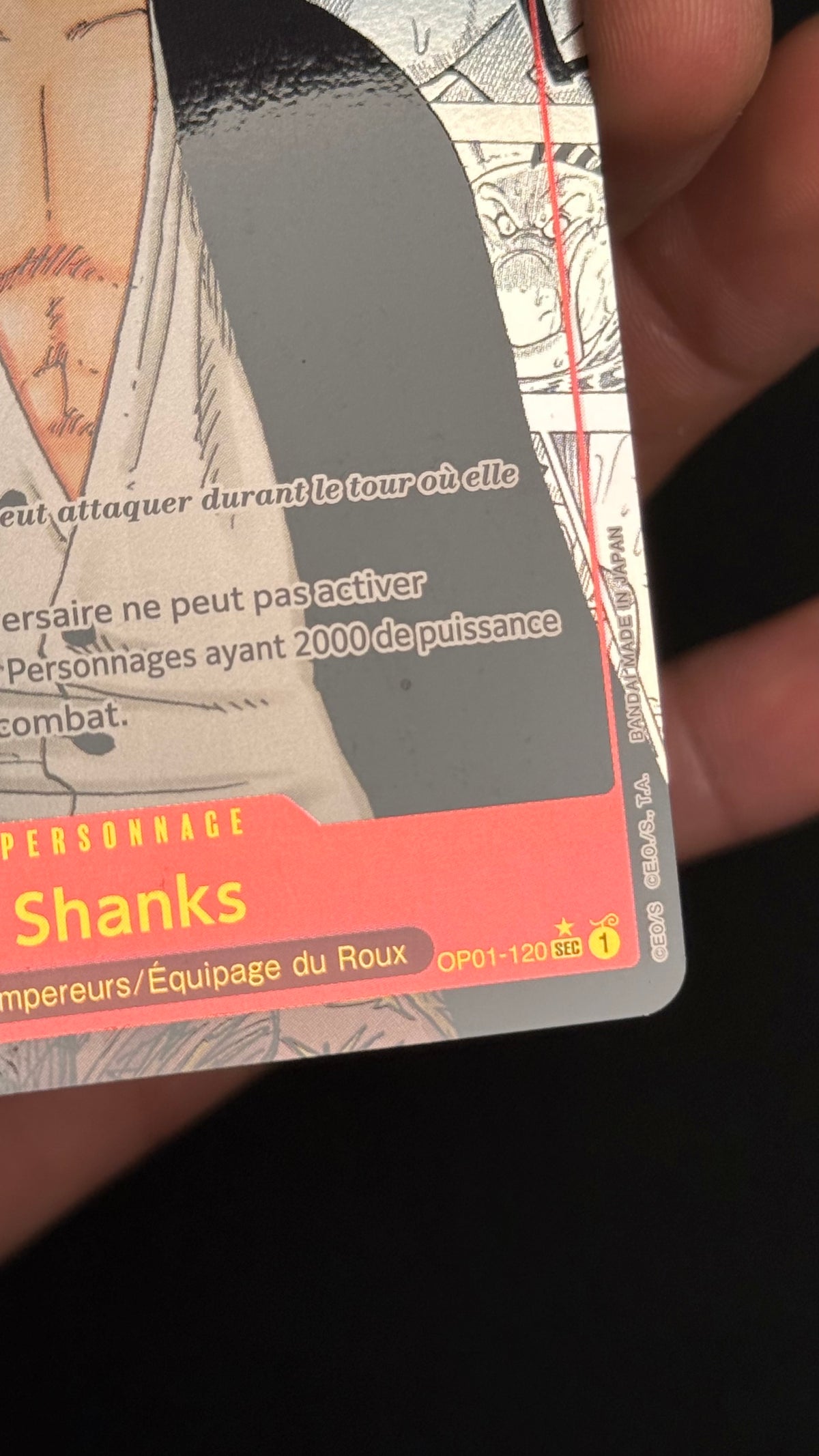 Shanks Manga SEC OP01-120 - PRB01 MD POKE
