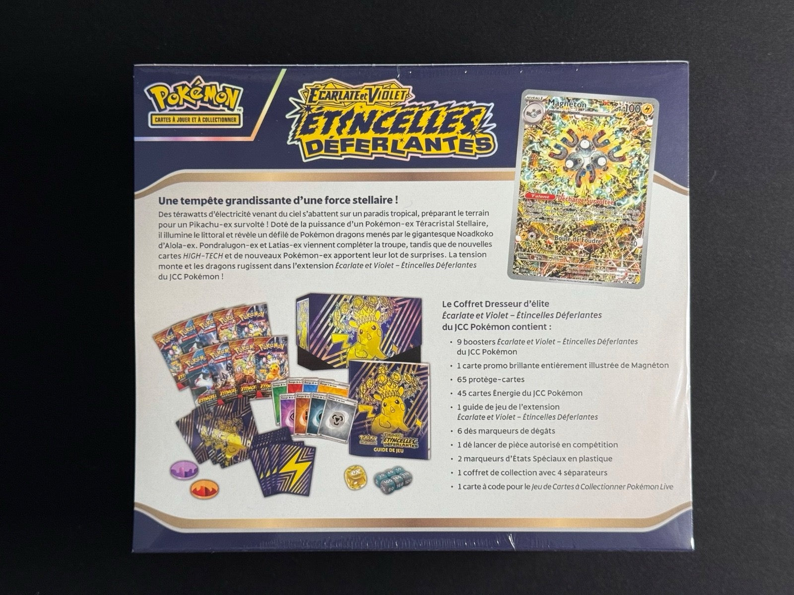 Coffret Dresseur d'Élite (ETB) – Écarlate et Violet : Étincelles Déferlantes (EV08)