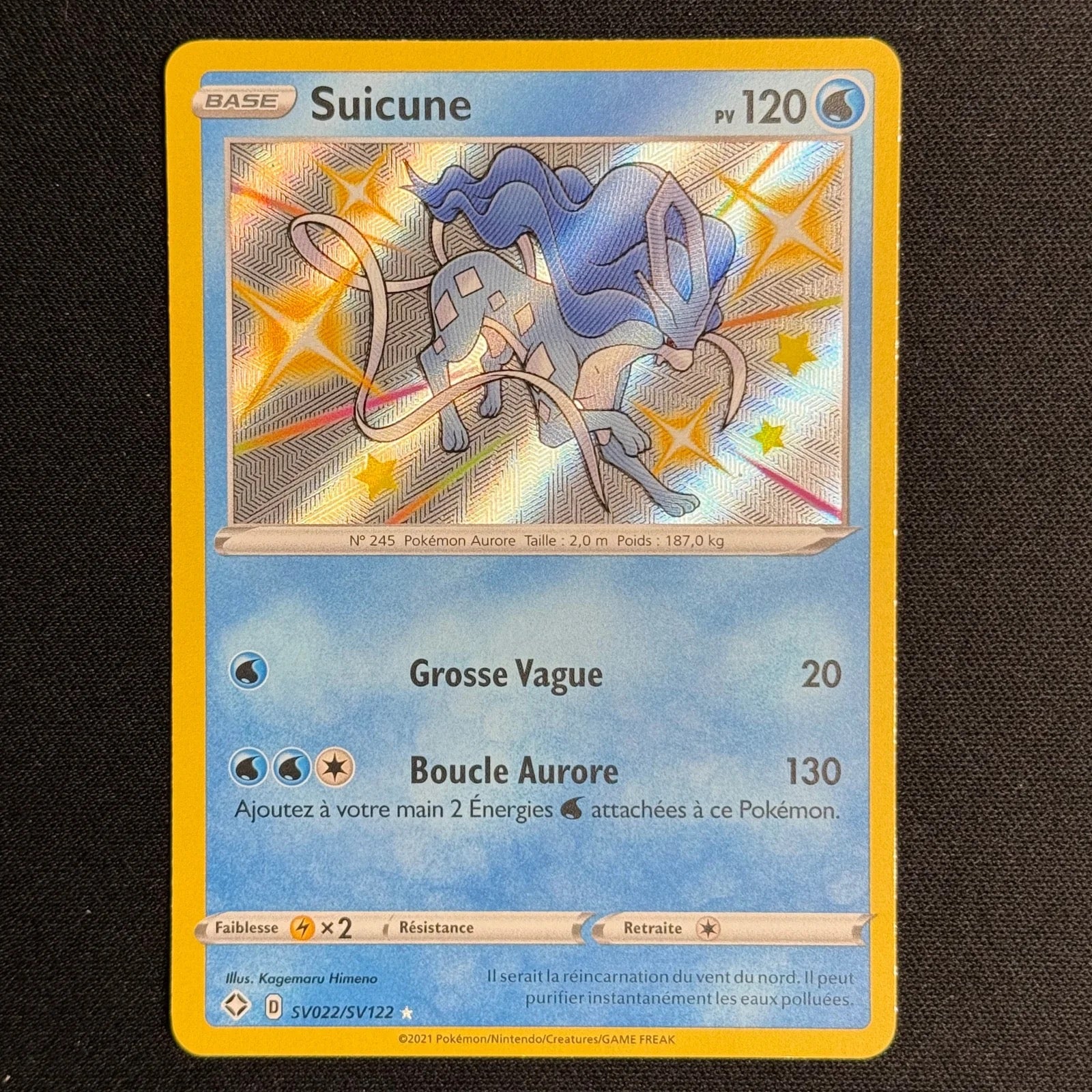 Suicune SV022/SV122 - Destinées Radieuses