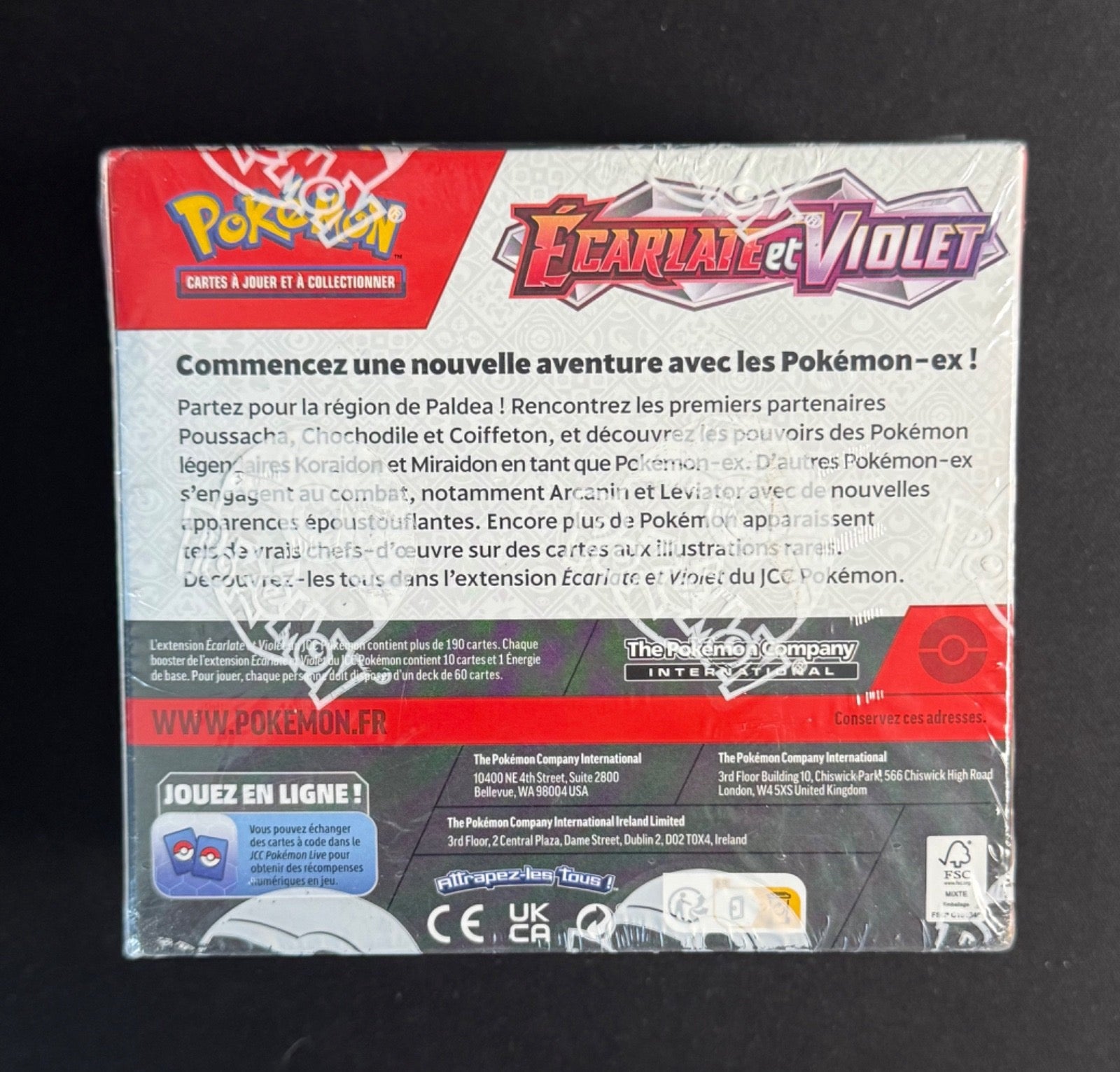 Display – Écarlate et Violet de Base (EV01)