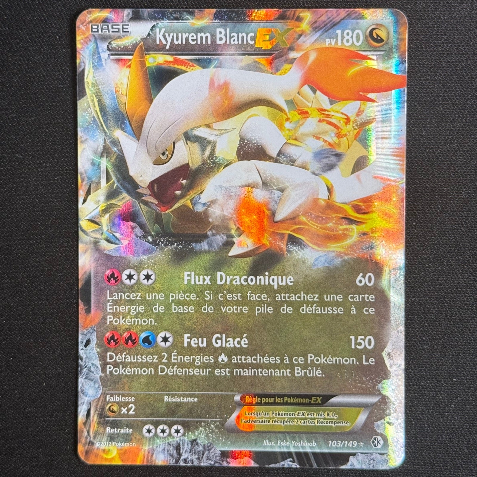 Kyurem Blanc EX 103/149 - Frontières Franchies