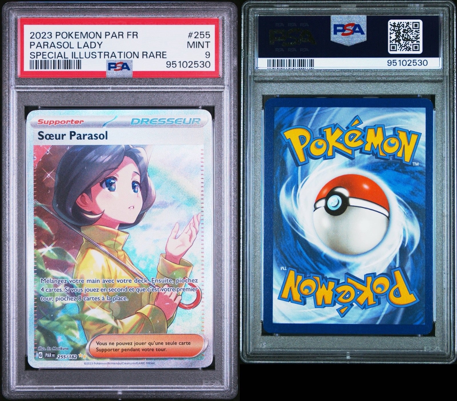 Soeur Parasol 255/182 - PSA 9