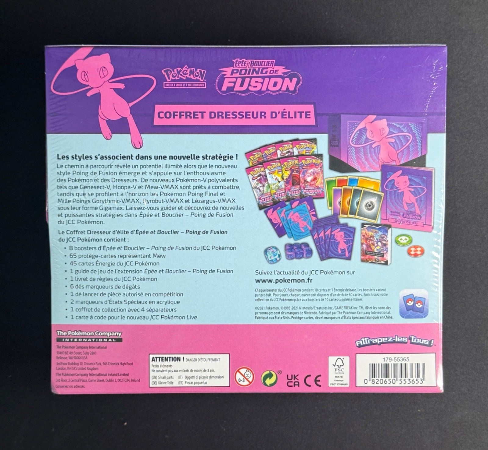 Coffret Dresseur d'Élite (ETB) – Épée et Bouclier : Poing de Fusion (EB08)