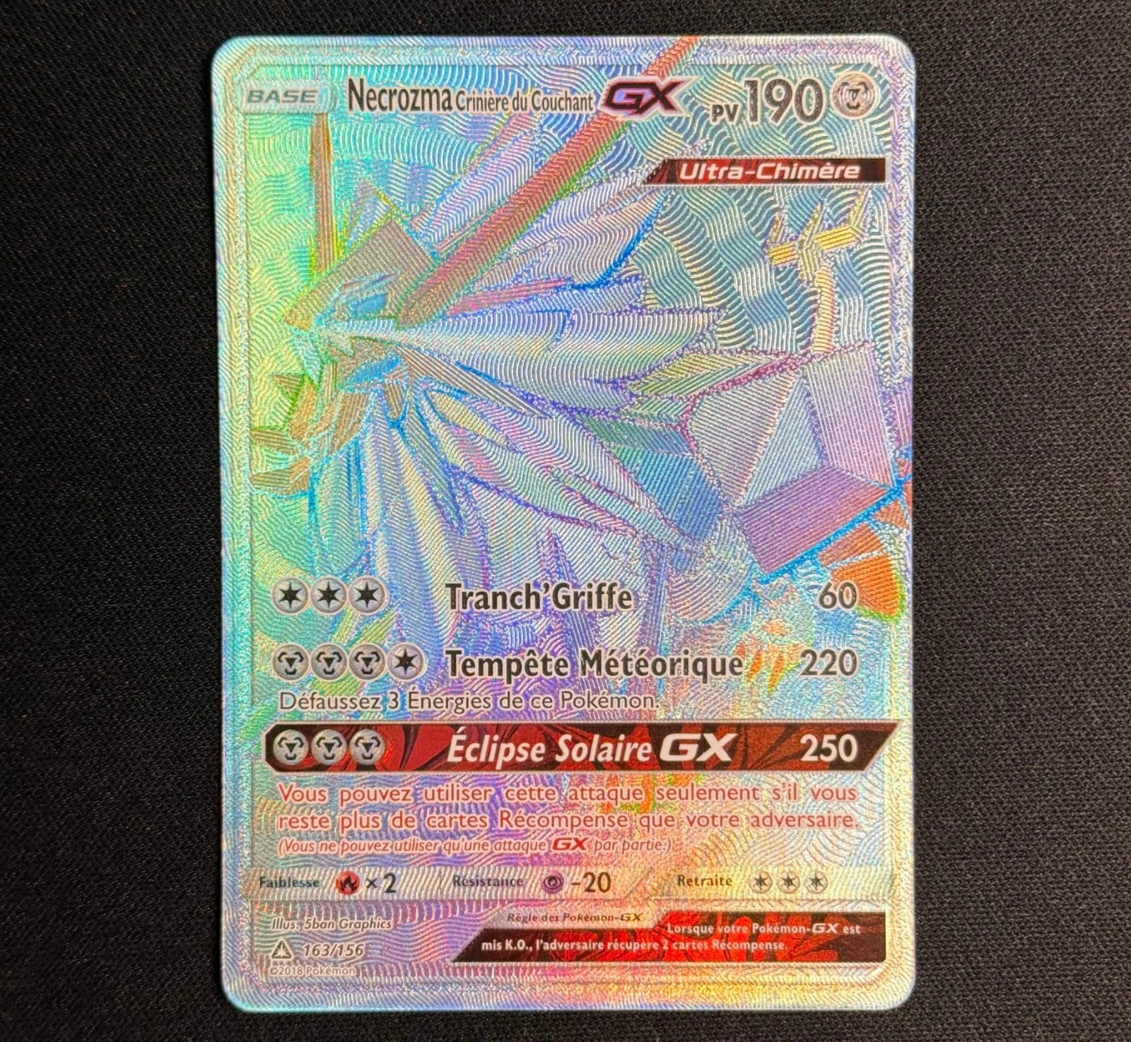 Necrozma Crinière du Couchant GX 163/156 - Ultra Prisme