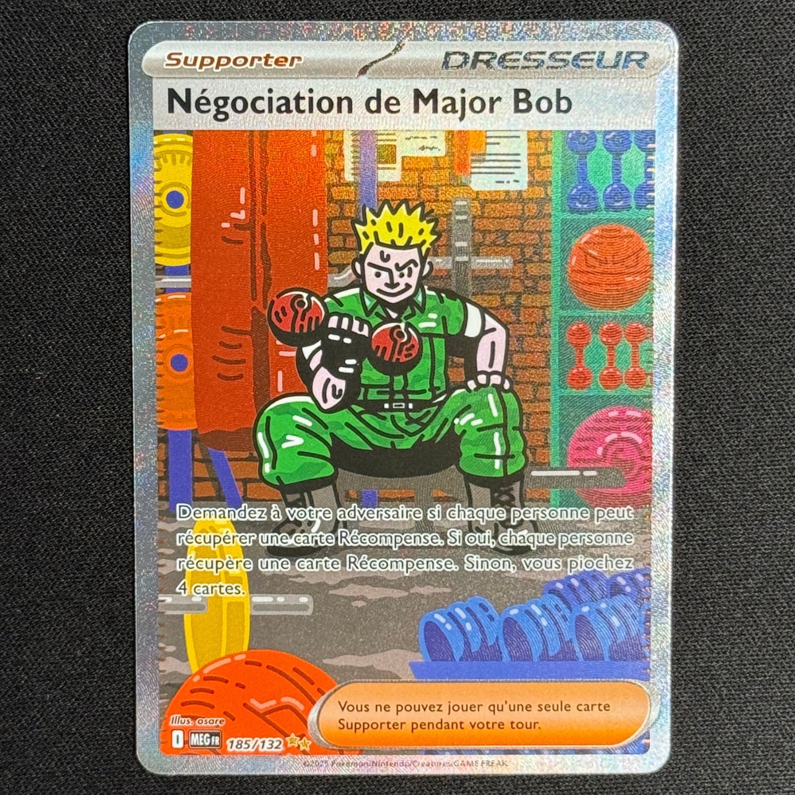 Négociation du Major Bob 185/132 - Méga-Évolution de Base