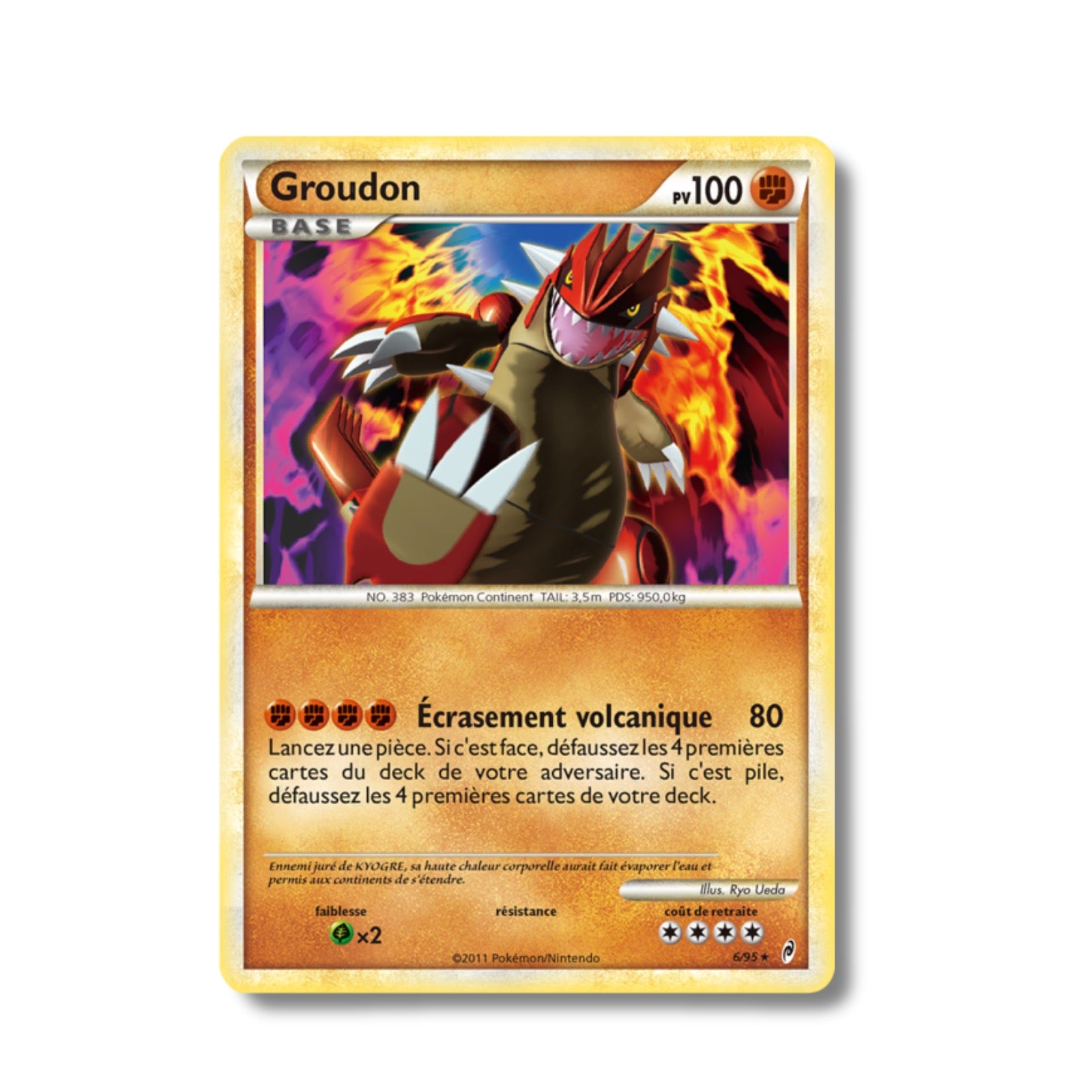 Groudon Reverse 6/95 - L'Appel des Légendes