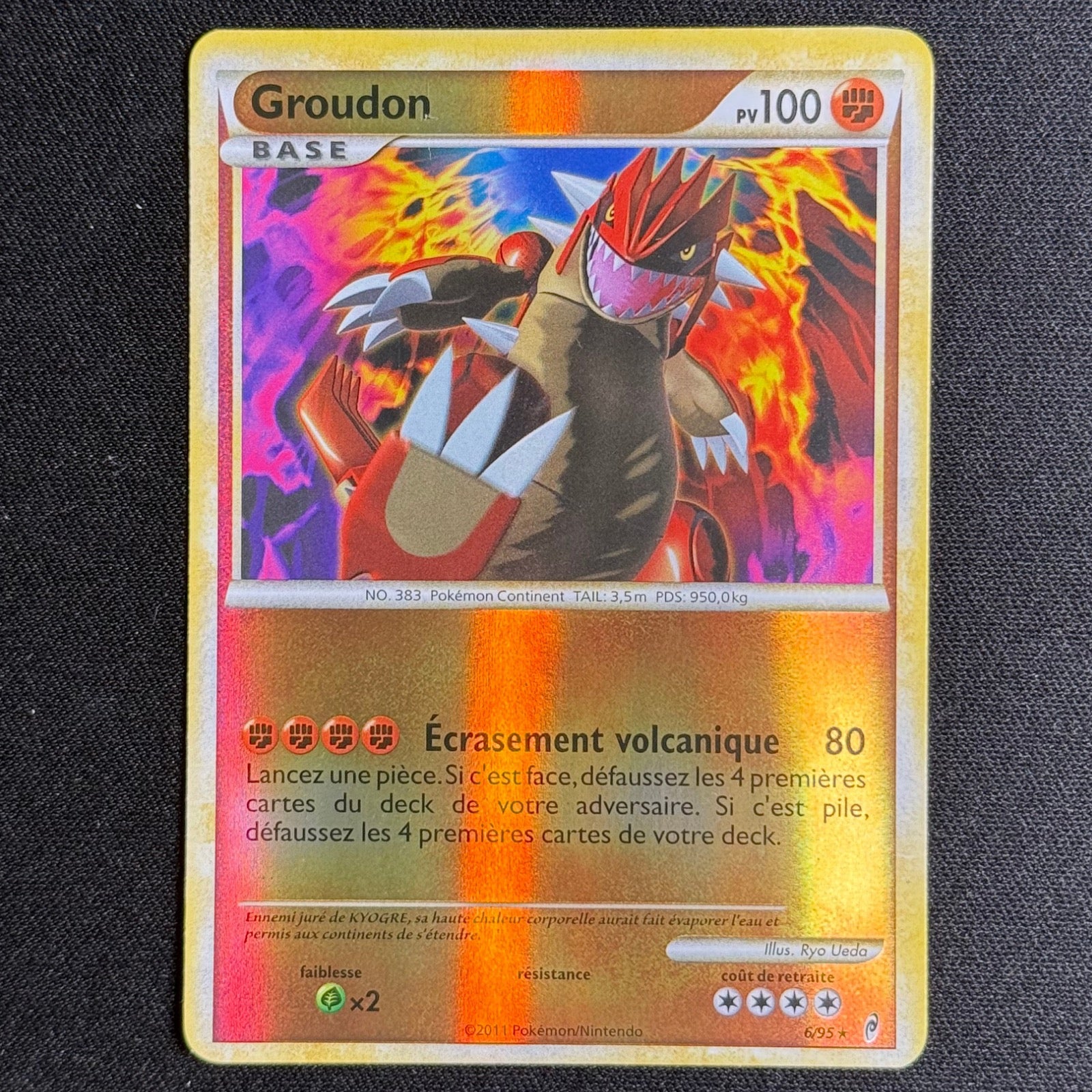 Groudon Reverse 6/95 - L'Appel des Légendes