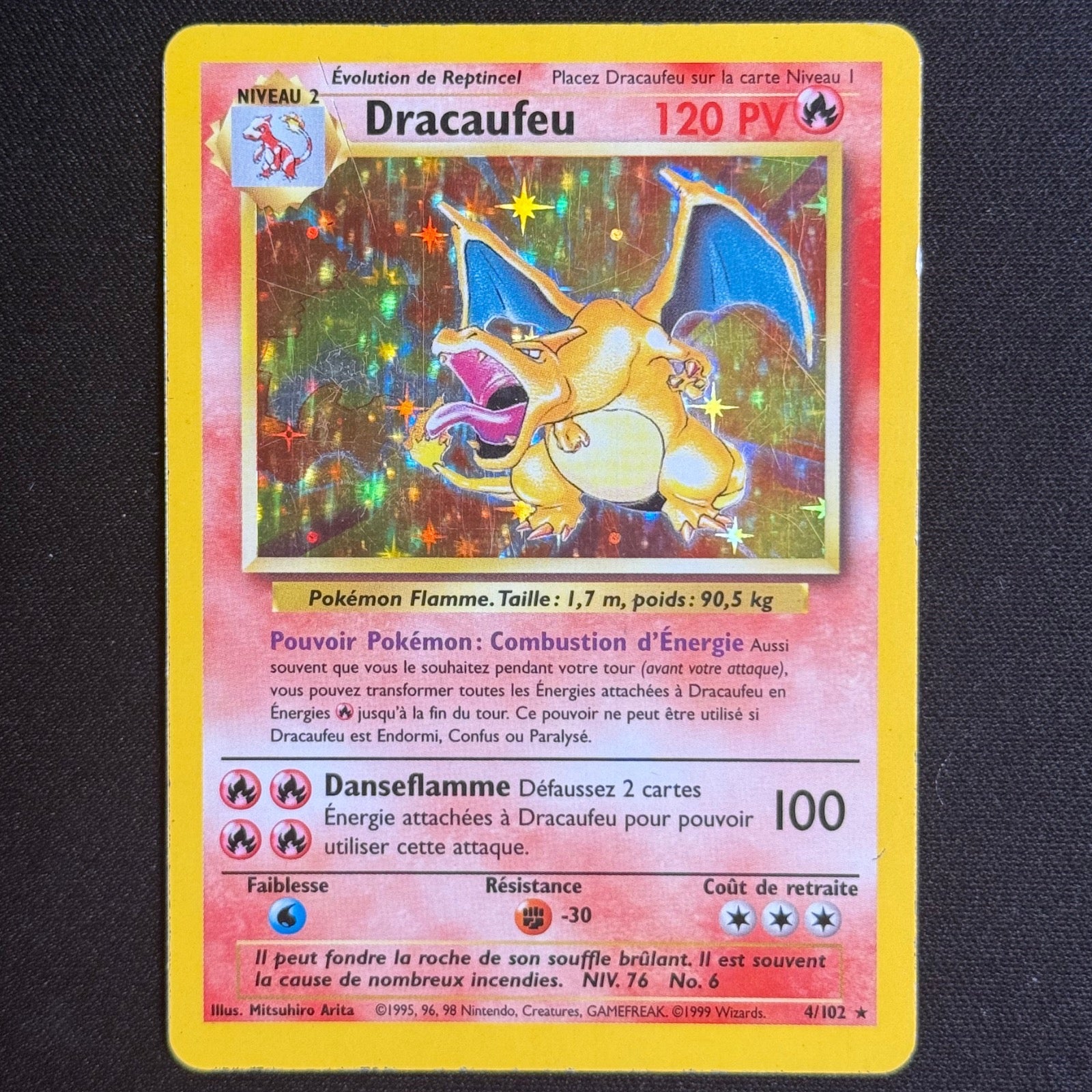 Dracaufeu Holographique 4/102 - Set de Base