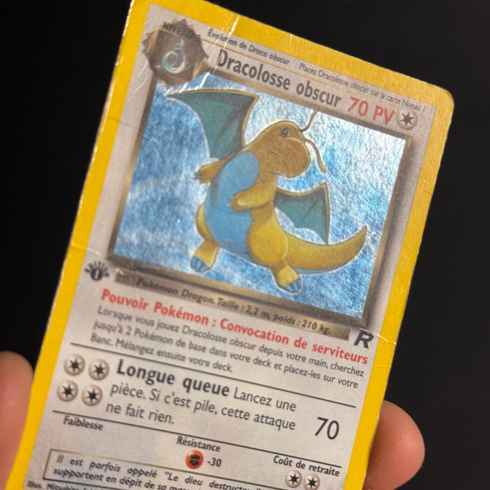 Dracolosse Obscur Holographique Ed.1 5/82 - Team Rocket