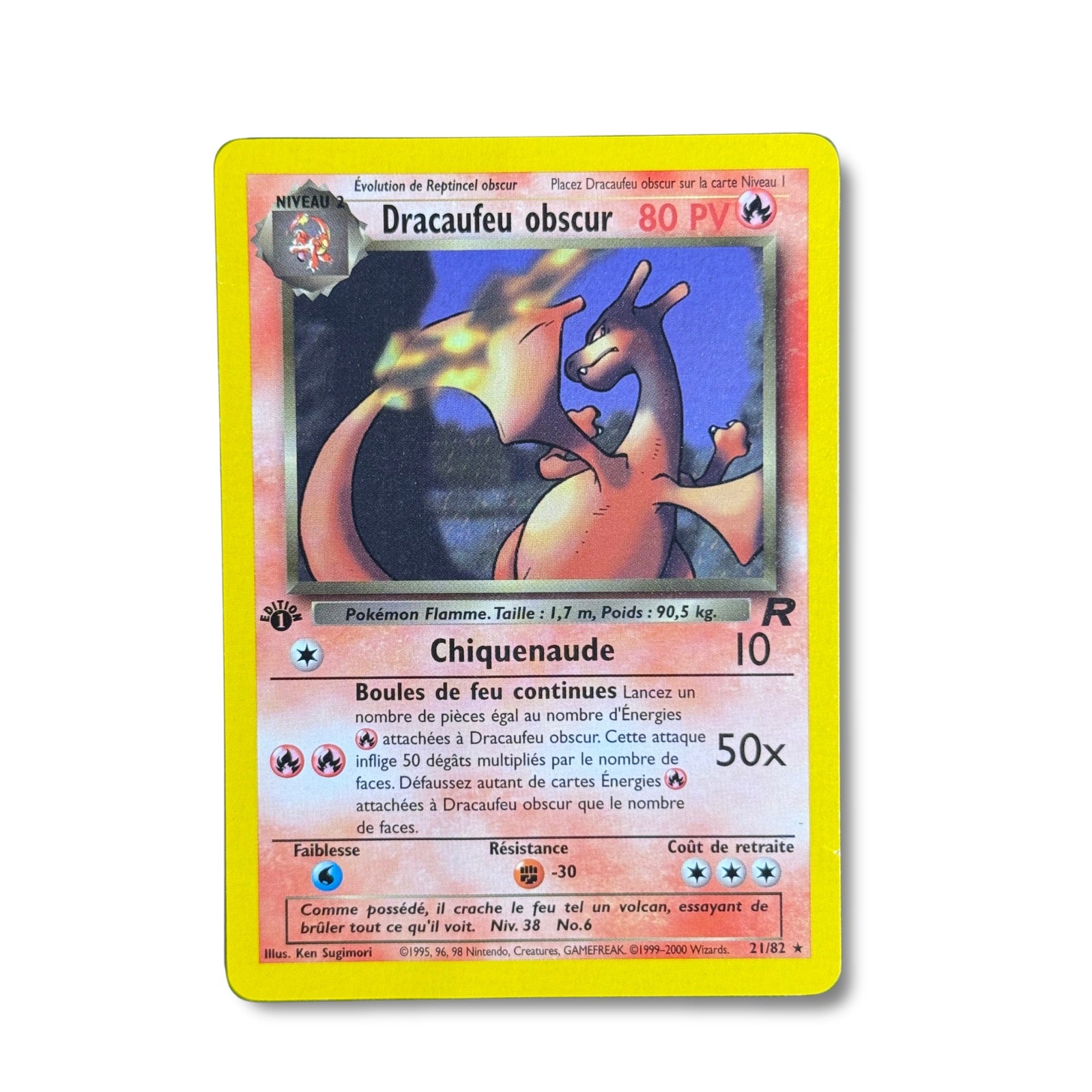 Dracaufeu Obscur Rare Ed.1 21/82 - Team Rocket