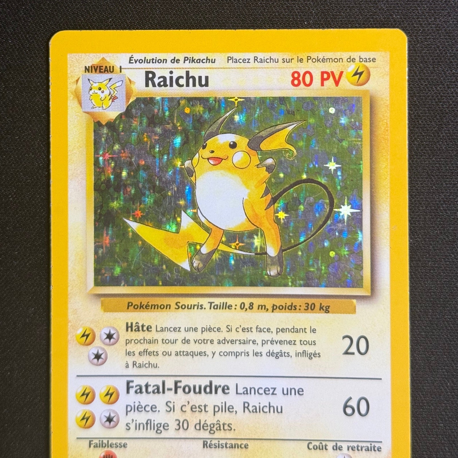 Raichu Holographique 14/102 - Set de Base