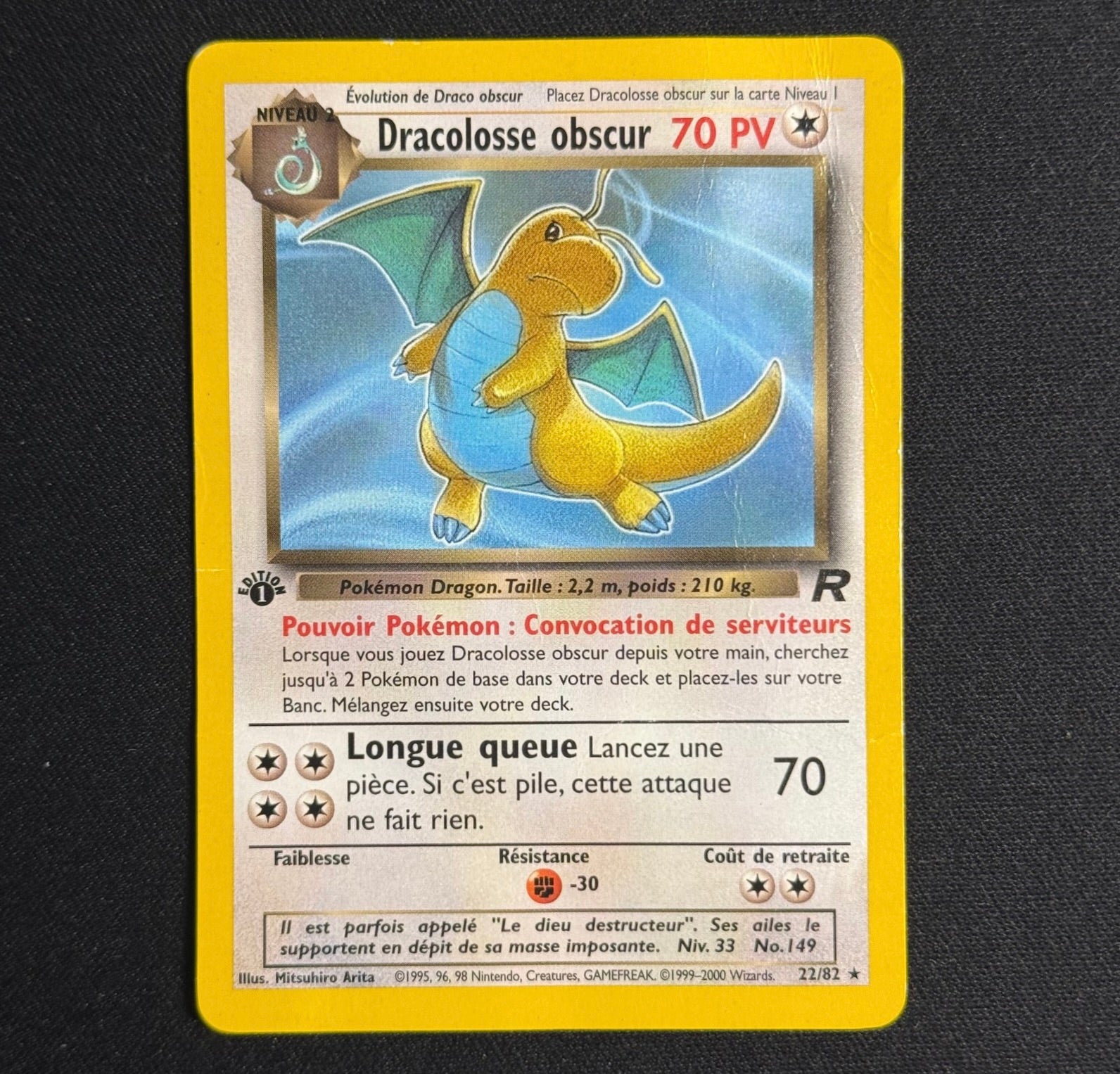 Dracolosse Obscur Holographique Ed.1 22/82 - Team Rocket