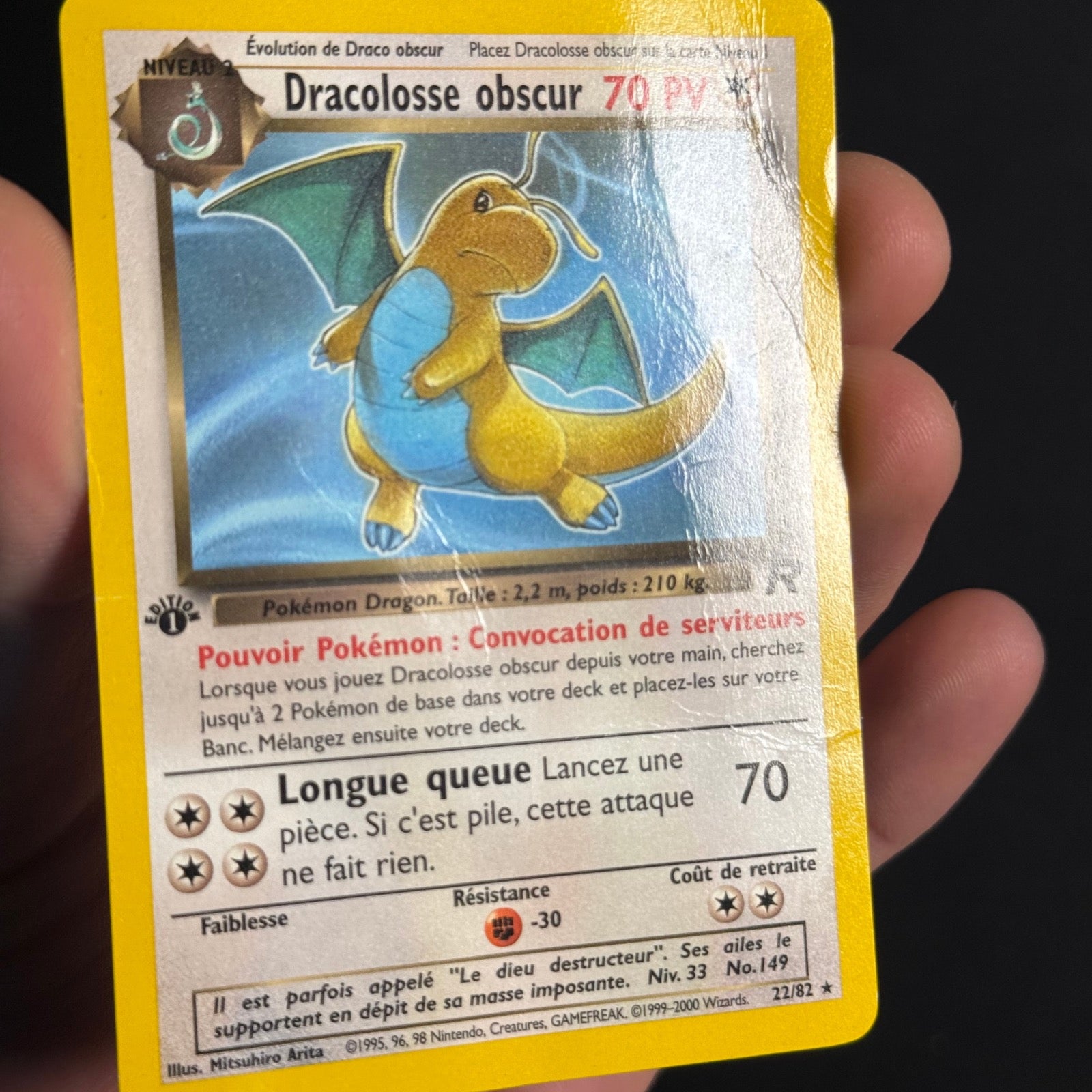 Dracolosse Obscur Holographique Ed.1 22/82 - Team Rocket