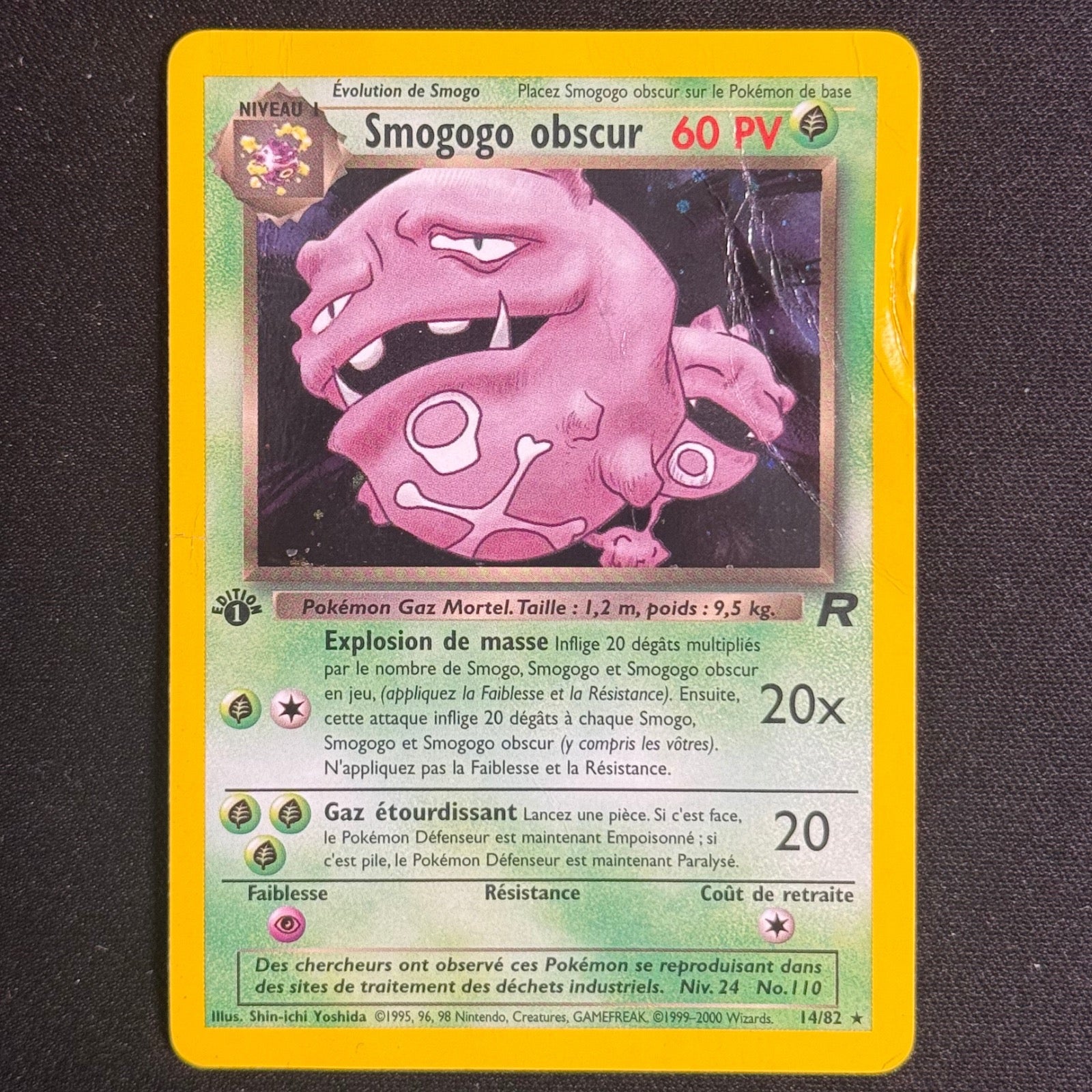 Smogogo Obscur Holographique Ed.1 14/82 - Team Rocket