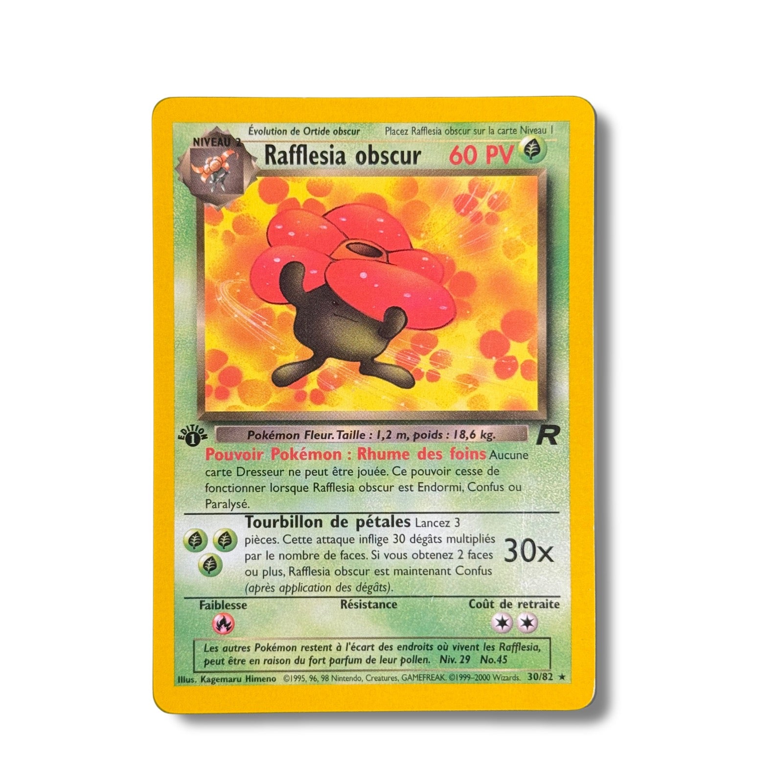 Rafflesia Obscur Ed.1 30/82 - Team Rocket