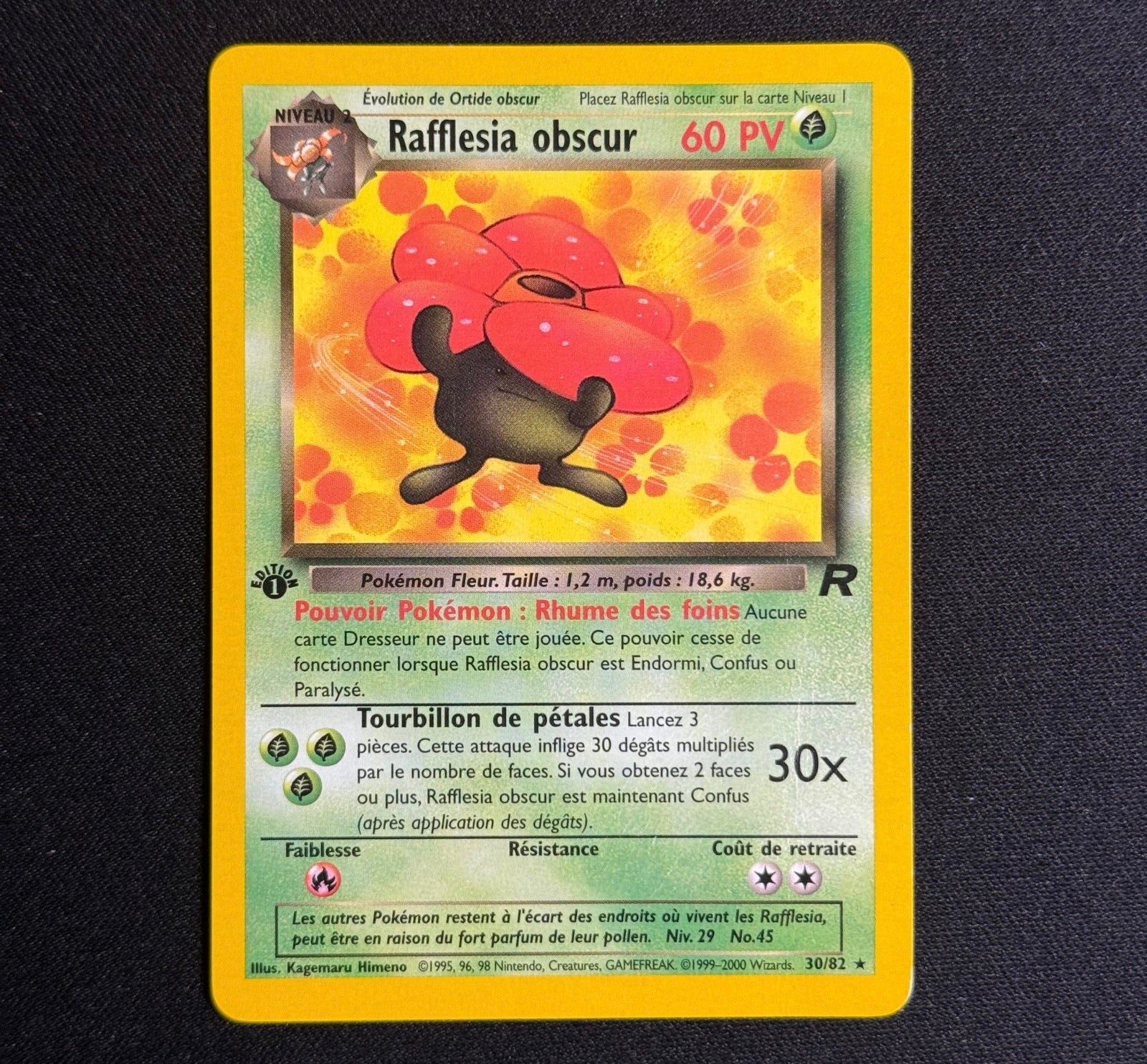 Rafflesia Obscur Ed.1 30/82 - Team Rocket