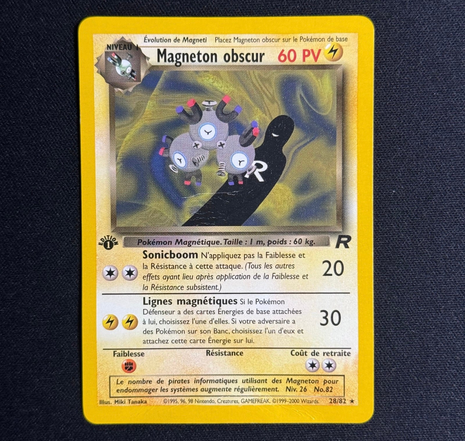 Magneton Obscur Ed.1 28/82 - Team Rocket