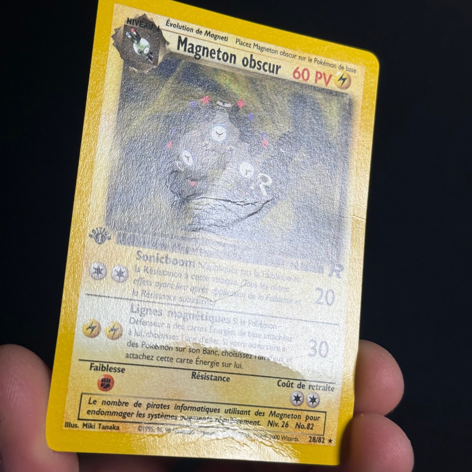 Magneton Obscur Ed.1 28/82 - Team Rocket