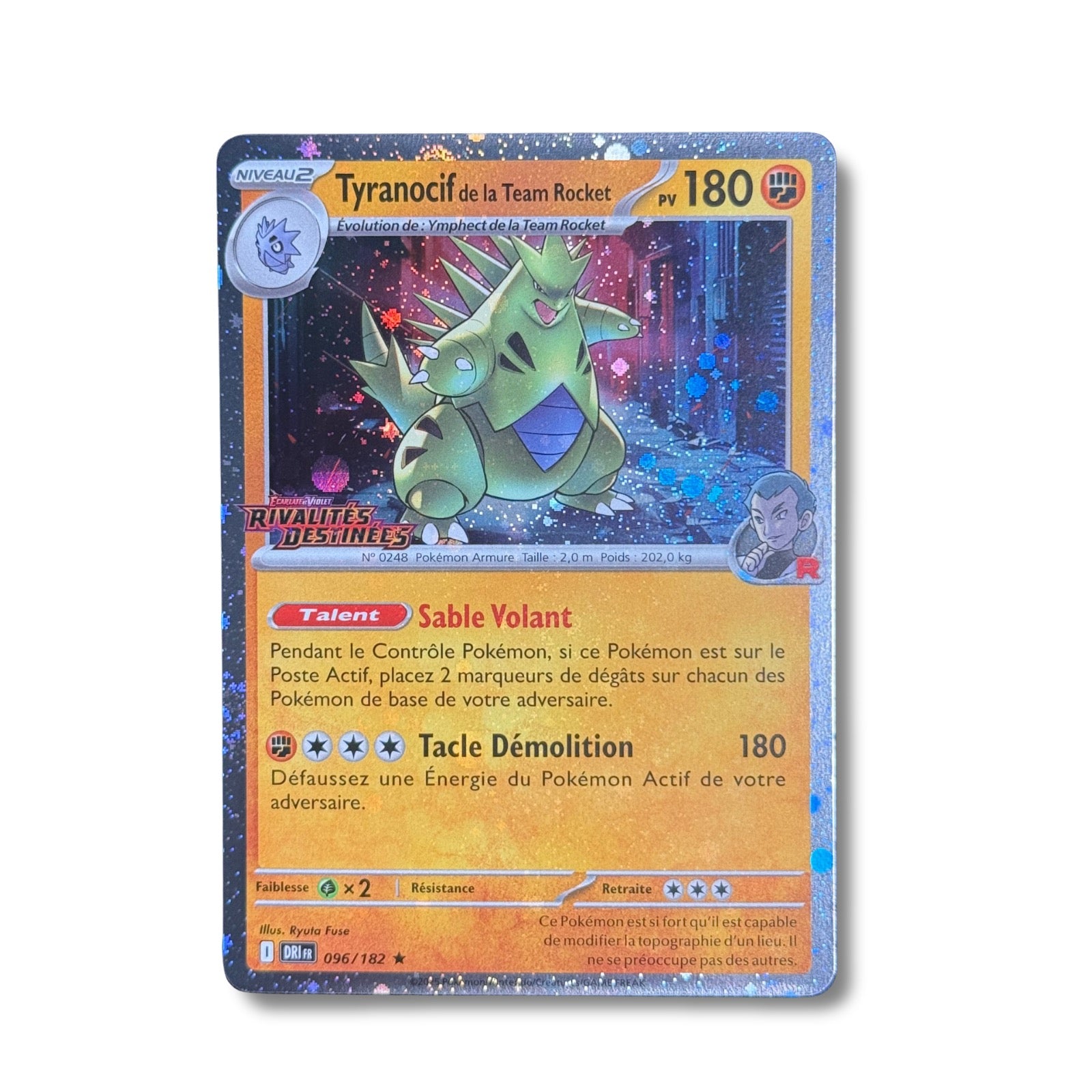 Tyranocif de le Team Rocket 96/182 - Rivalités Destinées Promo Stamp
