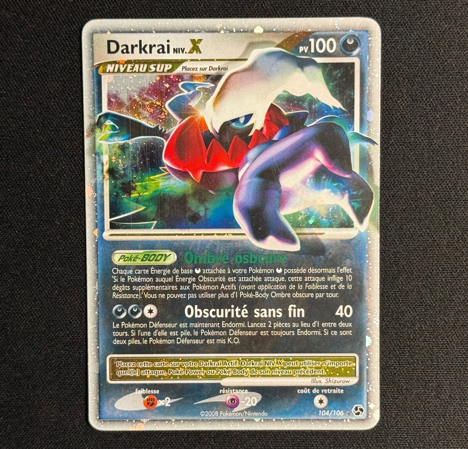 Darkrai Niv.X 104/106 - DP Duels Au Sommet